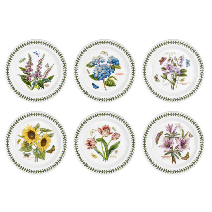 Portmeirion 6-tlg. Speiseteller-Set Botanic Garden | Wayfair.de